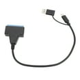 thumbnail image 1 of Tipo Duro C A USB3.1 Al Adaptador Cable Acceso Rápido Soporte UASP USB USB 3.1 A 2.5 Pulgadas Adaptador de Disco Duro para PC, 1 of 7