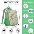 thumbnail image 3 of Wildflower and Butterfly Students Backpack - Colorful Boho Floral and Bee Artwork, Durable Waterproof Oxford Fabric with Comfortable Dual Shoulder Support, 3 of 5