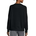 thumbnail image 2 of Hanes Women's Luxe Collection Lightweight Fleece Raglan Sleeve Sweatshirt, 2 of 5