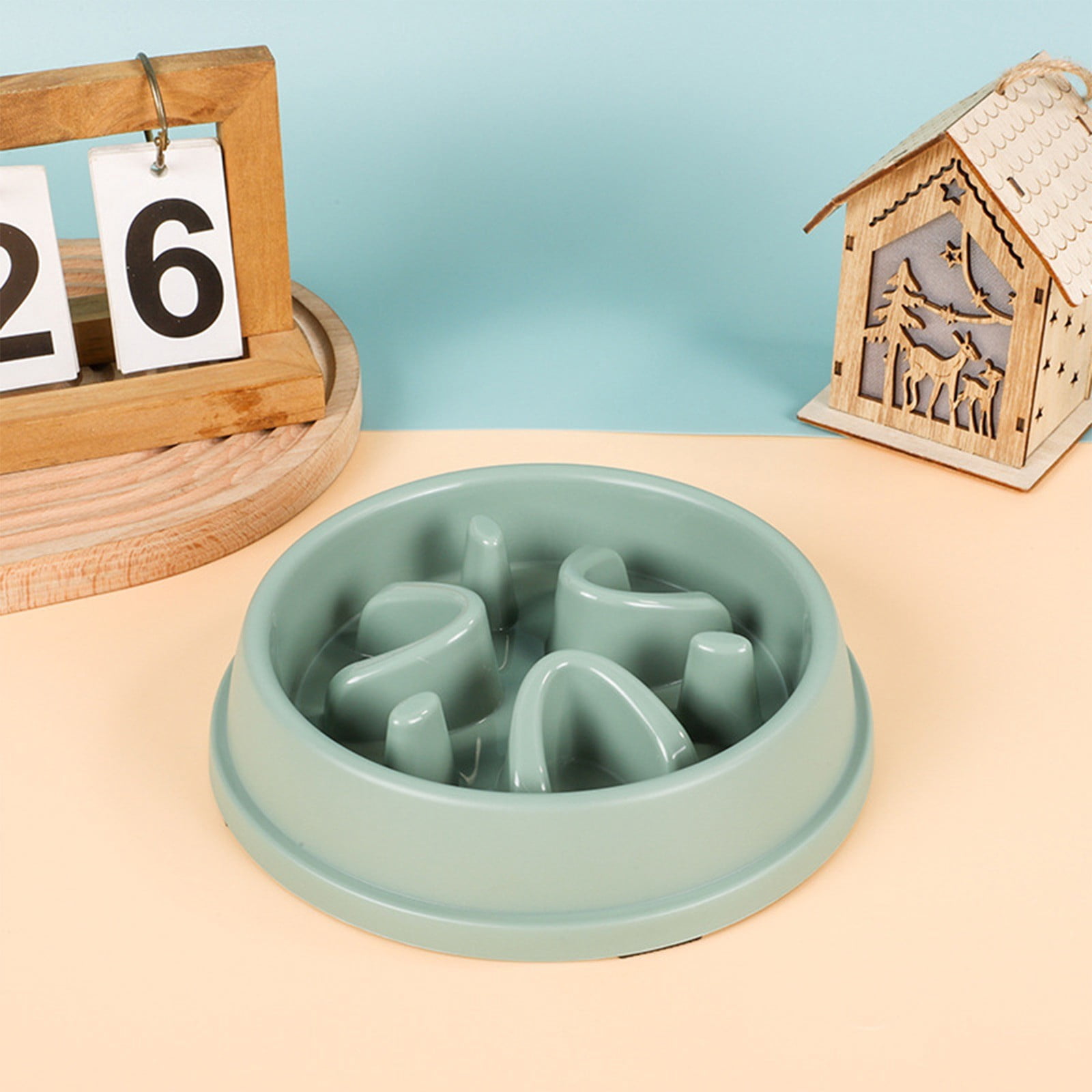 Bol à Alimentation Lente Pour Chien – Jeu Interactif Anti-glouton En Céramique | Idéal Maison, Voyage, Chaton - 8