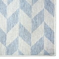 thumbnail image 4 of Nicole Miller New York Patio Country Danica Transitional Geometric Indoor/Outdoor Area Rug, Blue/Grey, 3'11"x5'2", 4 of 9