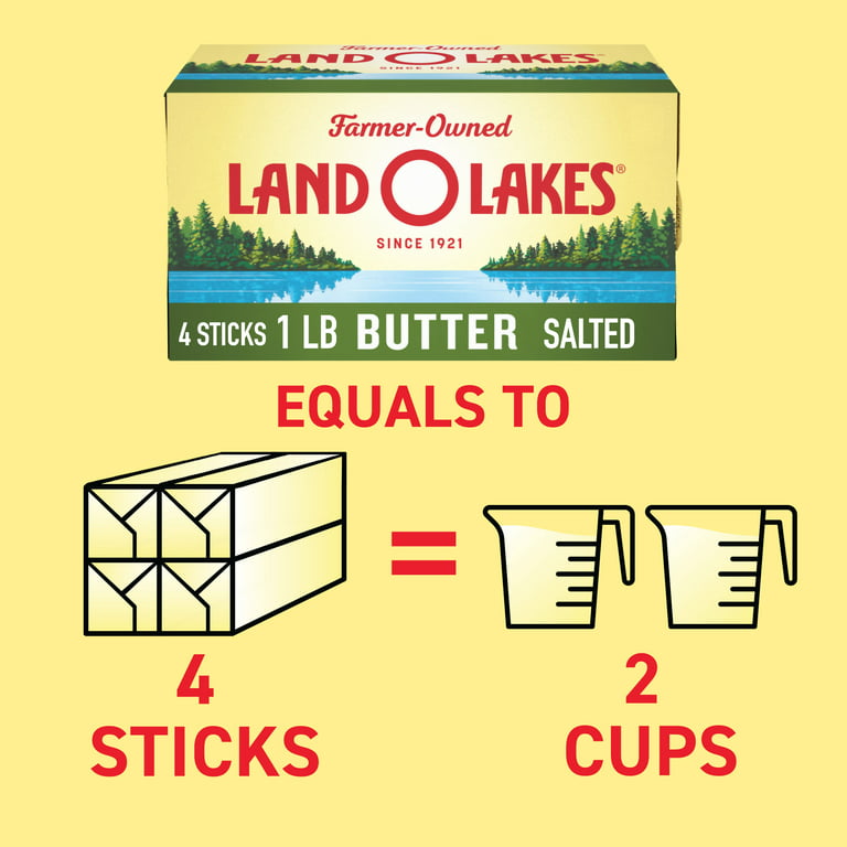 Land O Lakes Salted Stick Butter, 16 oz, 4 Sticks