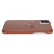 thumbnail image 2 of Funda delgada para teléfono con ranura para tarjeta Textute de cuero PU para Iphone 11 Pro de 5,8 pulgadas, color marrón, 2 of 5