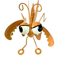 ACDANC Garden Statues,Textured Antique Finish Garden Statue,Unique Home Ornament Outdoor Decorations for Yard,Yellow,5.91*1.97*2.76in