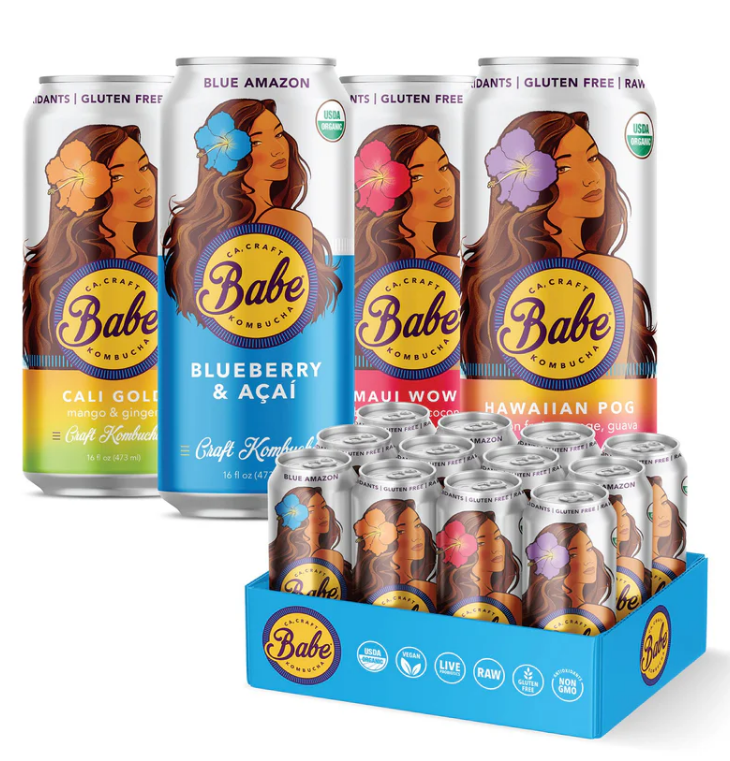Kevita Organic Pineapple Peach Master Brew Kombucha, 15.2 Fluid