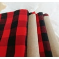 thumbnail image 6 of Christmas Placemats Buffalo Check Placemats Red Black Reversible Burlap Cotton Placemats for Holiday Table Home Decoration 6 Packs, 6 of 8