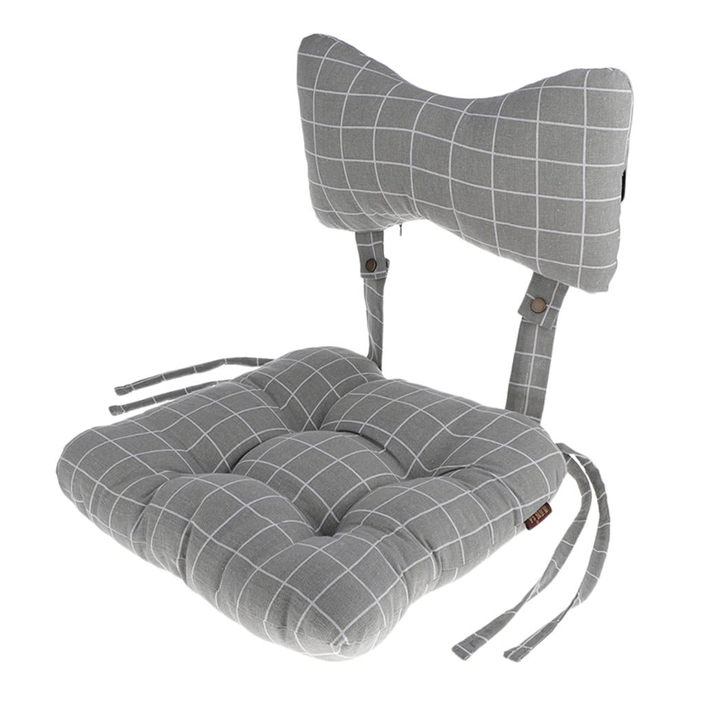 Chair Cushion Pad With Ties+ Pillow Snapper Design For Dinning Living Room  Khaki - Walmart.com