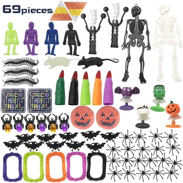 Accesorios Divertidos Para Bromas, Regalos Para Fiestas De Halloween Para Niños, Decoraciones Para Fiestas, Juguetes Para Trucos O Tratos, Premios De Relleno Para Piñatas 69 Uds. Monstrate HA037318-00