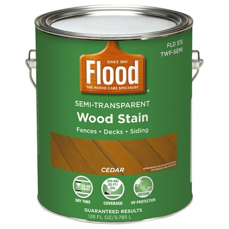 flood semitransparent cedar stain 1g walmart com