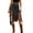 Black, variant on Summer Lace Midi Skirt for Everyday and Festivals with Hemline and Animal Print