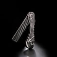 thumbnail image 4 of Kuymtek Peine para Barba  Portátil  Duradero  Peine para Peluquero  Accesorios para Hombres (plata), 4 of 9