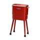 thumbnail image 5 of Cubo de basura con ruedas de doble capa resistente con A, ideal para la oficina, la cocina, Rojo, 5 of 9