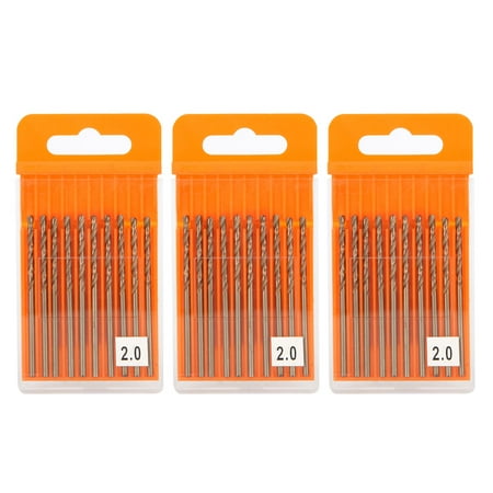 

30 Pcs Drill Bit High Speed Steel Hole Opener Drilling Tool for Variety of Material2.0mm