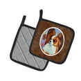 thumbnail image 2 of Carolines Treasures 7039PTHD Papillon Pair of Pot Holders  7.5HX7.5W multicolor, 2 of 3