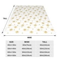 thumbnail image 3 of Pofeuu Gold Snowflake Stripes Print Ultra-Soft Micro Fleece Blanket,for Bed Or Sofa,All Season Throw Blankets Flannel Blanket-60"x50", 3 of 7
