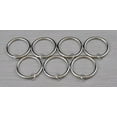 thumbnail image 2 of Urbanest 2.5" Metal Curtain Rod Rings with Eyelets, Fits up to 2″ Rod – Durable Drapery Rings for Smooth Gliding & Secure Grip, 8 Pieces, Nickel, 2 of 2