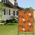 thumbnail image 4 of Halloween Witch Cats on Brooms Pattern Fall Garden Flags 28"x40" Double Side,Small Yard Flags for Outside,Outdoor Fall Decor,Autumn Funny Garden Flag Yard Decoration, 4 of 5