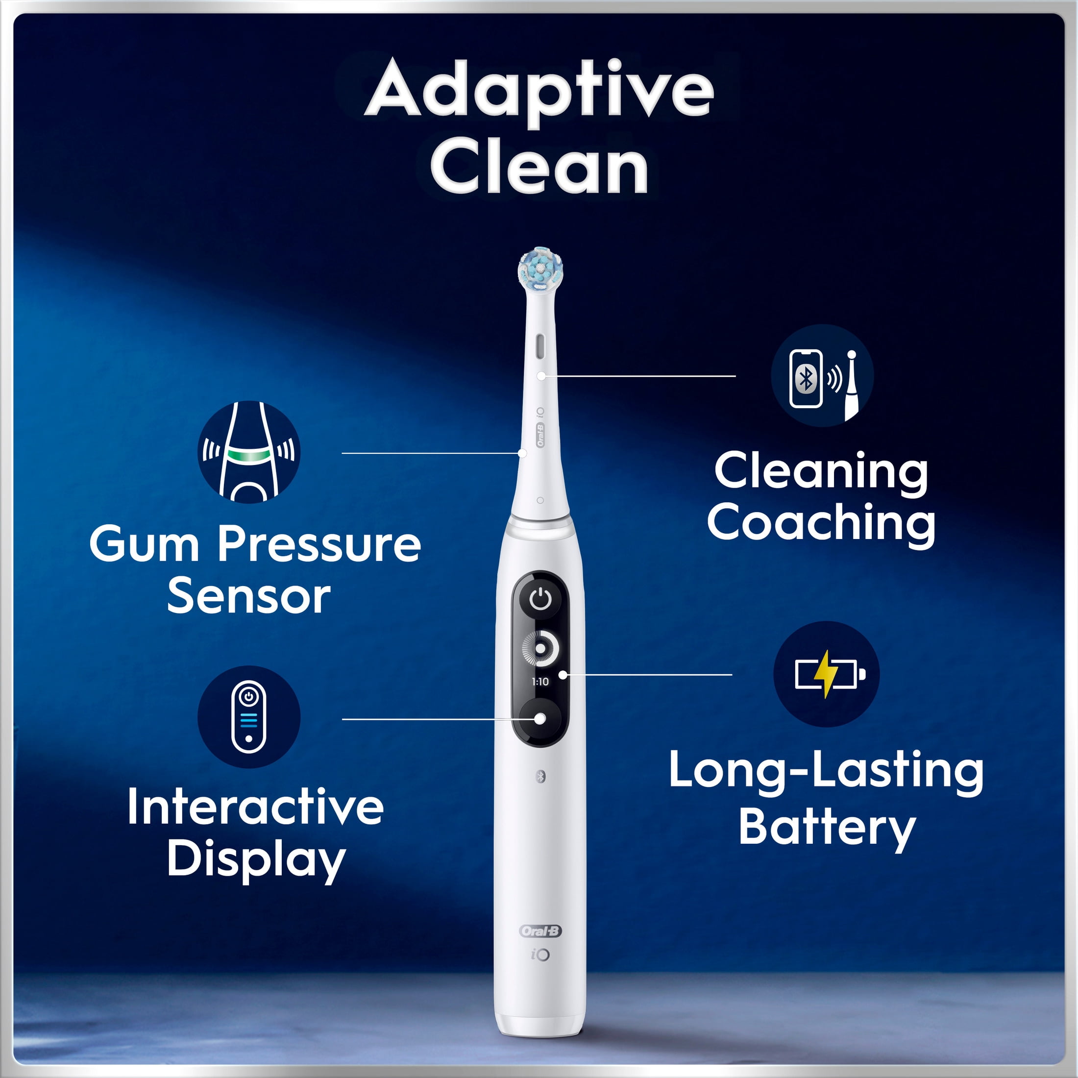 【ブラウン】オーラルB iO Series 7 ホワイトアルバスター Oral-B iO Series 7 Rechargeable Electric Toothbrush, AI