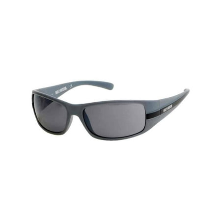 Smoke Gray Sunglasses Harley-Davidson Men's Striped H-D Sunglasses, Matte Gray Frame & Smoke Gray Lens, Harley Davidson ()