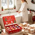 thumbnail image 6 of 12 Pcs Christmas Bath Bombs Gift Set, Bath Fizzies with Surprise Hidden T-oys, Colorful Bubble Bath Balls Holiday Gift Box for Bath‑Lovers, 6 of 8