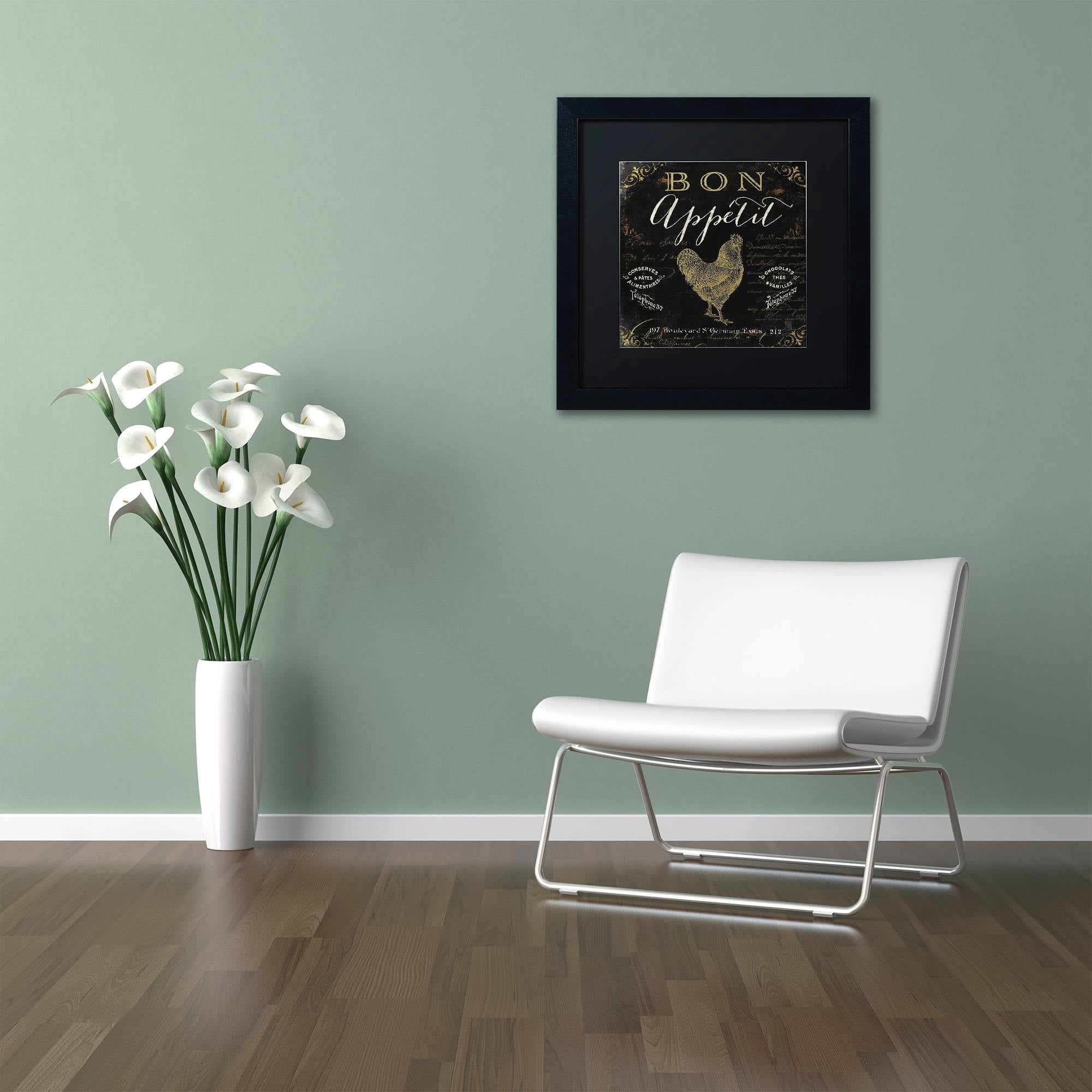 Trademark Fine Art "La Cuisine V" Canvas Art by Color Bakery Black Matte, Black Frame