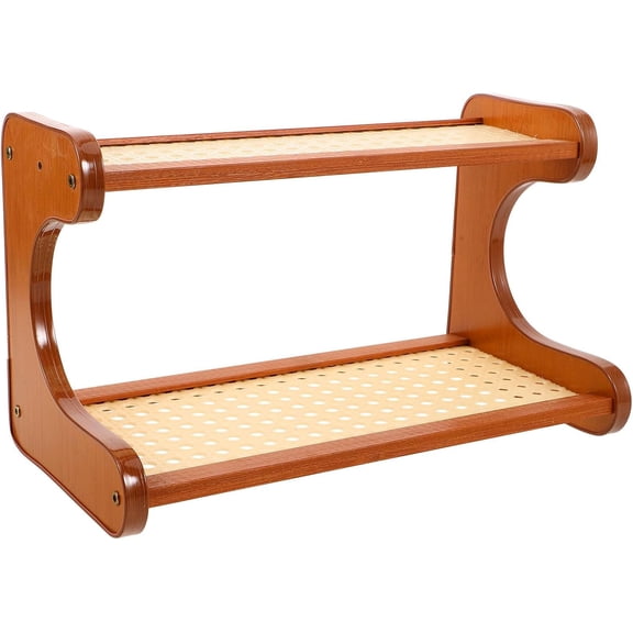 Two Tier Desktop Storage Organizer Desk Rack for Office Desks