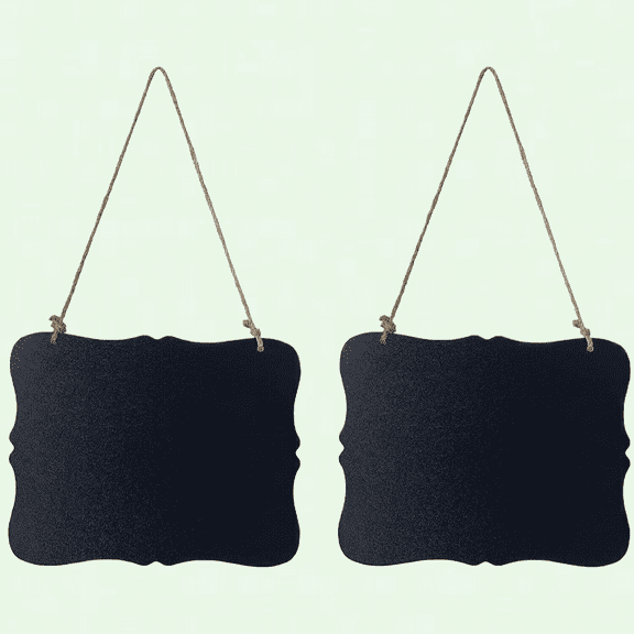 Double Sided Erasable Chalkboard, 10x8 Inches, Wall Decoration (2 Pack)