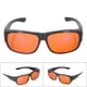 thumbnail image 1 of Gafas para Juegos con Luz Azul de 400-500 Nm Más del 999 % de Gafas con Bloqueo de Luz Azul Lentes Naranjas Protección UV sobre Gafas o Solas ANGGREK  Otros, 1 of 8