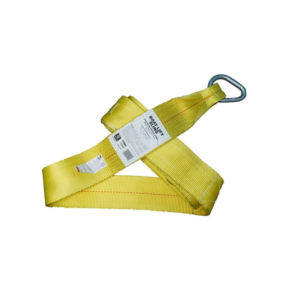 BH-USA Écharpe de Levage pour Bateau, Jaune, 4 Pouces x 18 Pieds