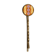 thumbnail image 1 of Broche de metal retro Dibujo de línea marrón Mexico totems antigua civilización Unbranded, 1 of 3