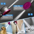 thumbnail image 4 of Handheld Filtered Shower Head with 59-Inch Hose, 4 Water Modes, 5 Filters, Wall Holder and Chlorine Removal, Grey, 4 of 9