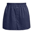 thumbnail image 6 of Cxenplz Women Mini Skirt Built in Shorts Underneath High Waisted A Line Skort Dressy Casual Work Skirts with Pockets, 6 of 6
