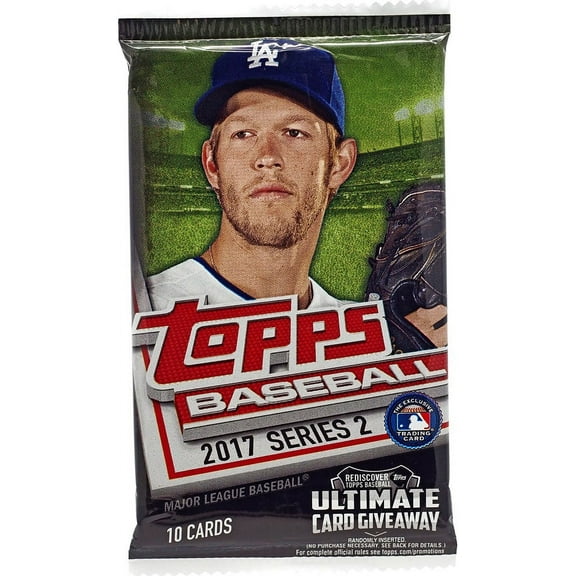MLB Topps 2017 Series 2 Baseball Trading Card Pack (10 Cards)