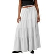 thumbnail image 2 of Awdenio Skirts for Women Maxi Skirts High Waist Renaissance Skirt Long Skirt with Pockets, 2 of 6