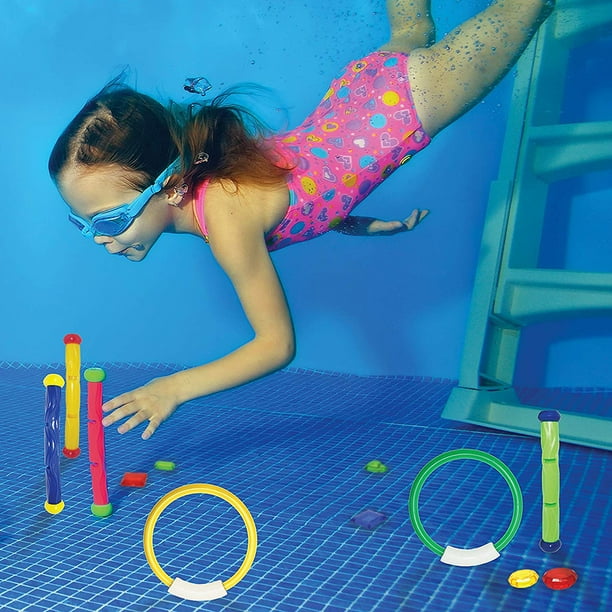 Juegos Para Piscina Juguetes De Buceo Para Piscina 19 Piezas
