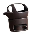 thumbnail image 2 of Soporte de luz de té de cerámica Calentador de cera de té Calentador de incienso de aceite esencial de moda, con calentador de estufa para sala de Negro mayimx Calentador de velas, 2 of 9