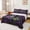 Black Purple C, variant on Feelyou Gothic Skull Alphabet J Twin Sheets for Women Girls, Dreamy Purple Rose Bedding, 3 Pieces, 1 Flat Sheet, 1 Fitted Sheet and 1 Pillowcase