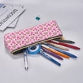 thumbnail image 5 of Xecao Cute Flamingo Print Leather Pencil Case -Stationery Bag Pen Holder for Work & Office, 5 of 5