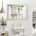 thumbnail image 6 of HOMCOM 39" x 27" Modern Wall Mirror, Mirror for Wall in Living Room, Bedroom, Champagne Silver, 6 of 9