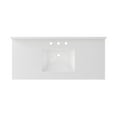 thumbnail image 6 of Craft + Main Qz49228r 49" Quartz Vanity Top - White, 6 of 7