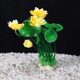 thumbnail image 4 of Unique Bargains 1pcs Fish Tank Aquarium Decorations Plants Yellow 8.27" PE Ceramics Plants for Aquarium Decor, 4 of 6