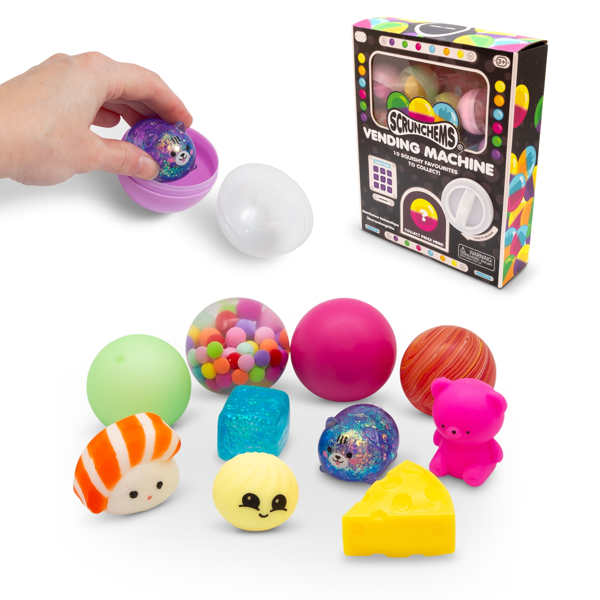 Scrunchems Vending Machine Sensory Stress Toy [10 Pieces]