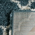 thumbnail image 5 of SAFAVIEH Hudson Jaye Geometric Shag Area Rug, Slate Blue/Ivory, 2' x 3', 5 of 7