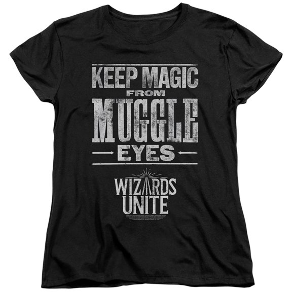 Harry Potter Wizards Unite Hidden Magic S/S Women's T-Shirt Black