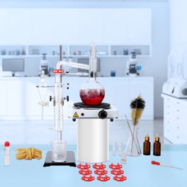 Glass Distillation Apparatus Eisco Labs Essential Oil Extraction Kit ...