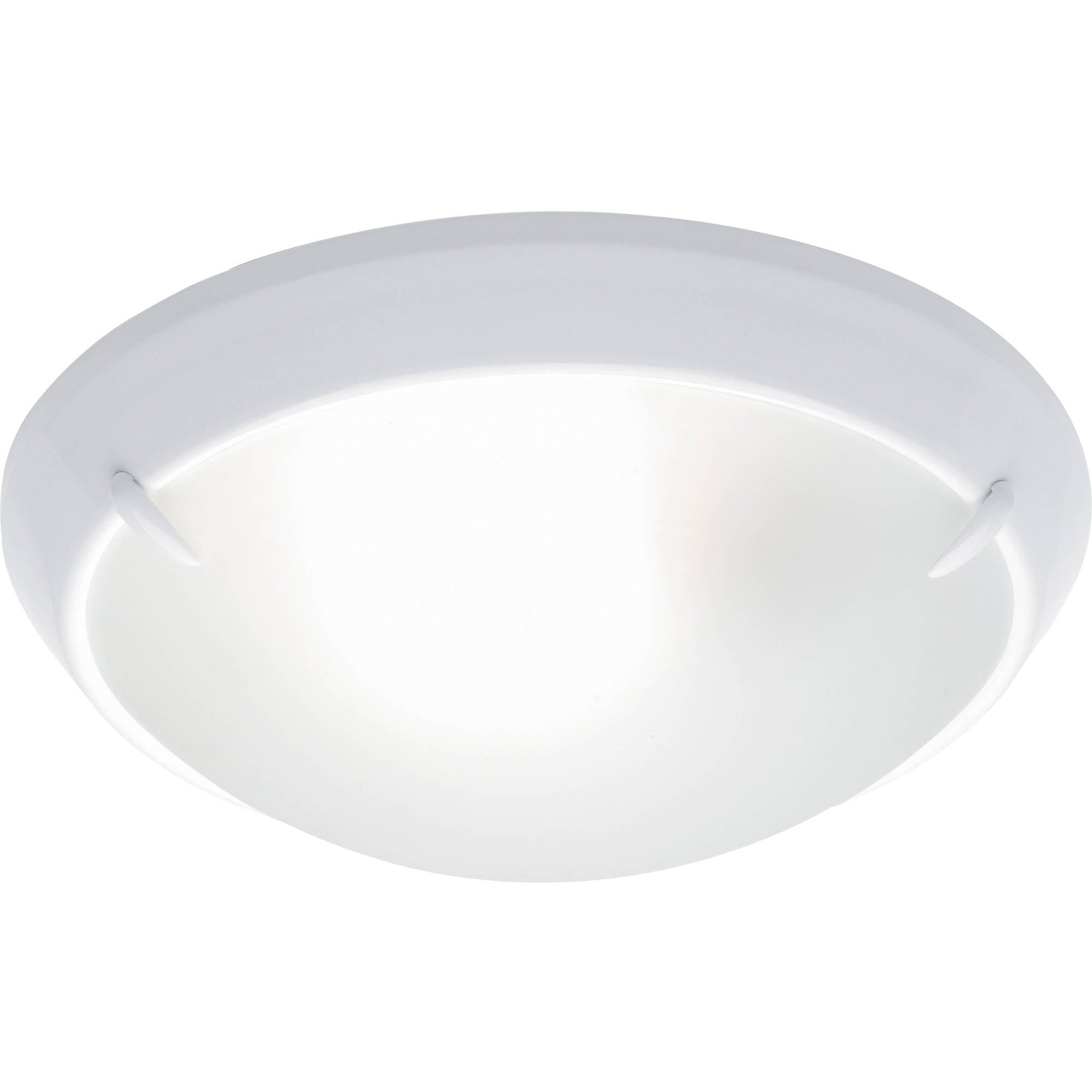 Chapter 12" Flush Mount Ceiling Fixture, White Finish