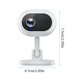 thumbnail image 2 of Nueva cámara de monitoreo remoto WiFi inalámbrica inteligente de visión nocturna de alta definición, seguridad del hogar, monitor de bebé en el hogar, detección de movimiento walkie talkie bidireccional, alarma de empuje móvil La instalación es simple, la aplicación se puede ver y operar en cualquier momento y en cualquier lugar, y el monitoreo no Viene con tarjeta (tarjeta ampliable) JM cámara de seguridad, 2 of 4