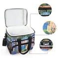 thumbnail image 6 of FORMRS Insulated Cooler Bag 24 Cans Capacity Soft Leakproof Lunch Box with Side Pockets, Blue Window, 6 of 7