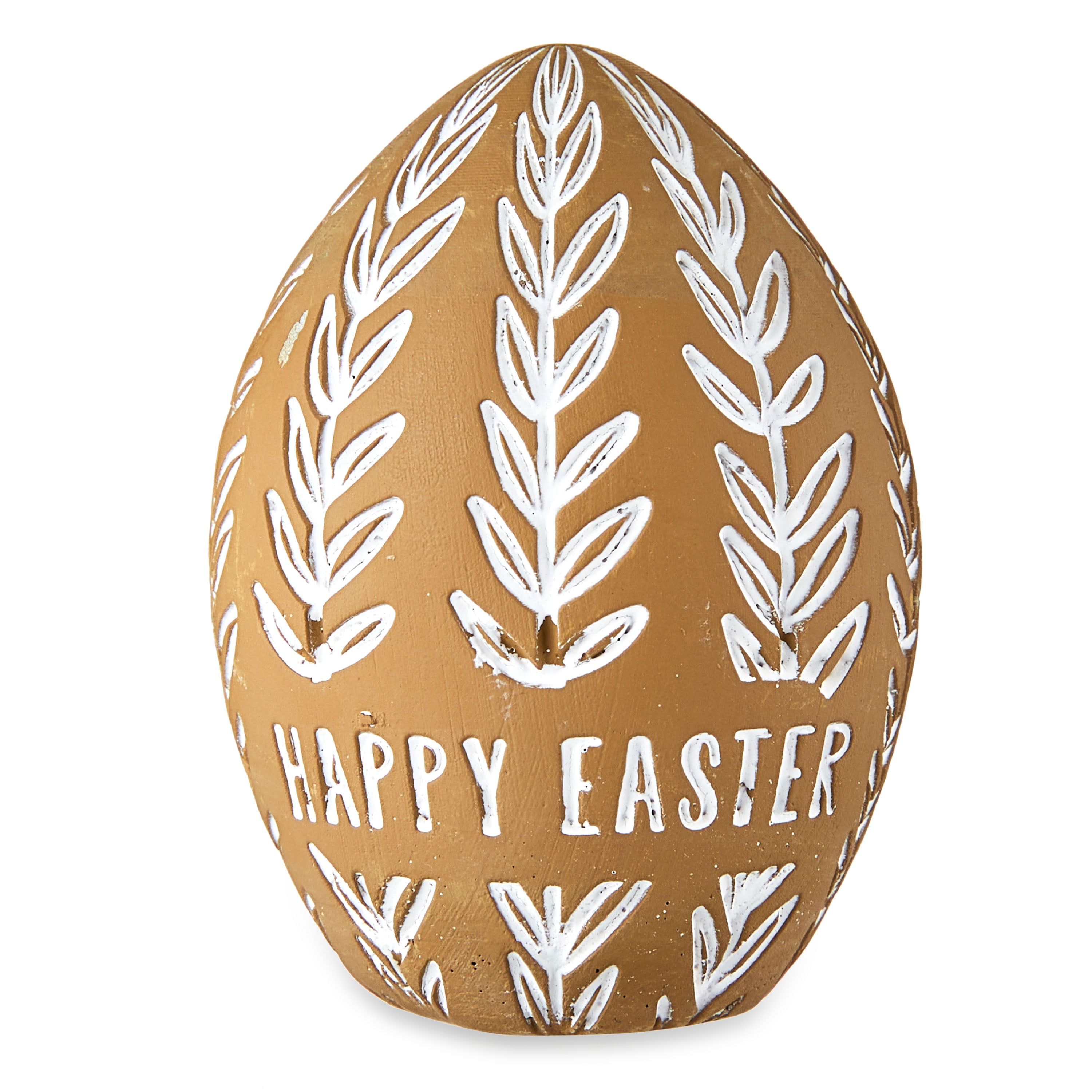 Way To Celebrate Easter Brown Cement Egg