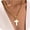 4, variant on 14K Gold Plated Chunky Cross Necklace for Women, Big Hammered Bold Cross Heart Pendant Statement Necklace with Adjustable Chain, Vintage Layered Gold Jewelry Gift